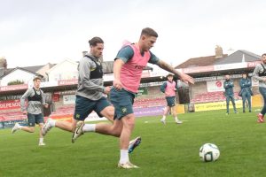 RuairI Keating took part in Cork City's open training session on Monday at Turners Cross. Picture: Amelia O’ Callaghan