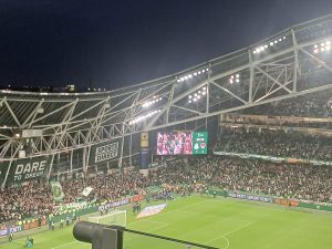 Shamrock Rovers fans at the 2025 FAI Cup Final